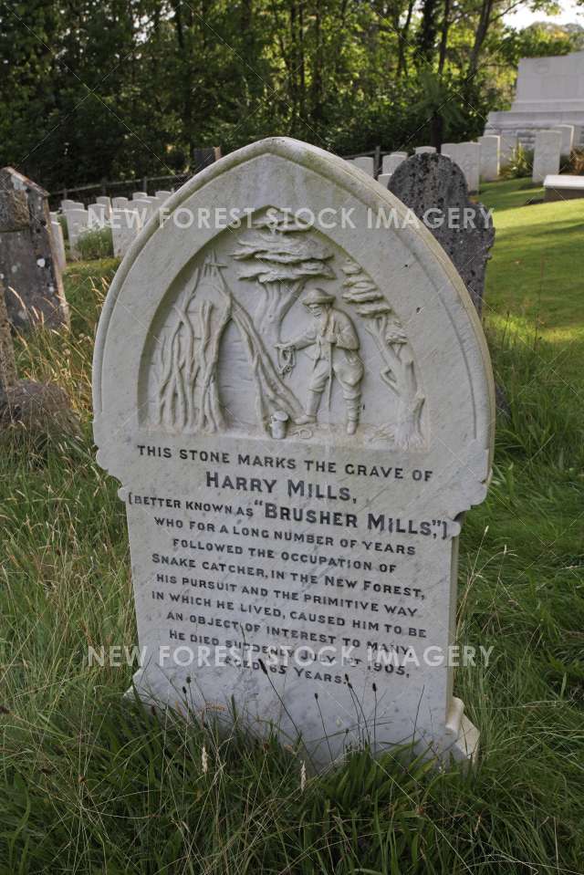 Brusher Mills Gravestone 02